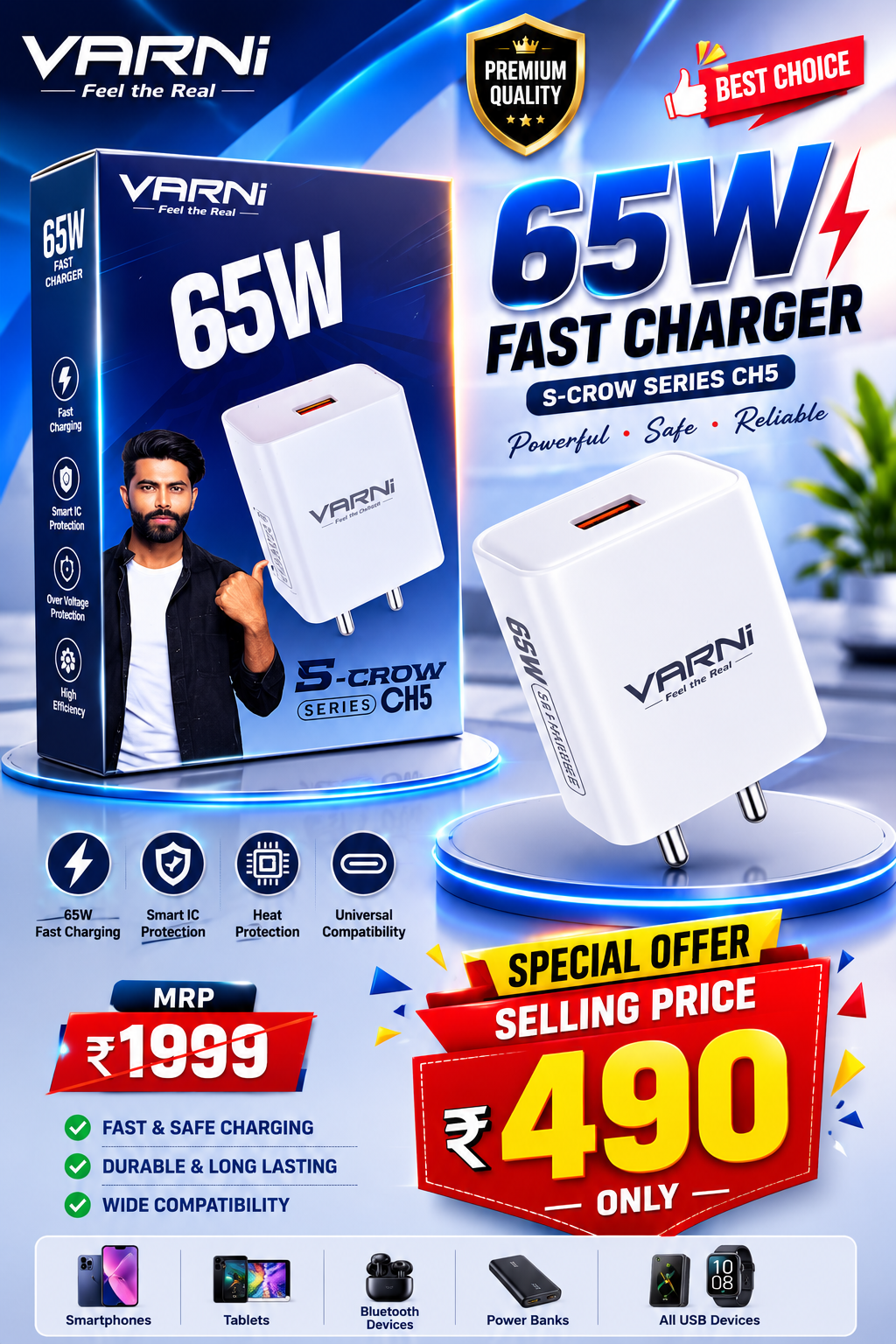 VARNI 65W Type -C CHANGER