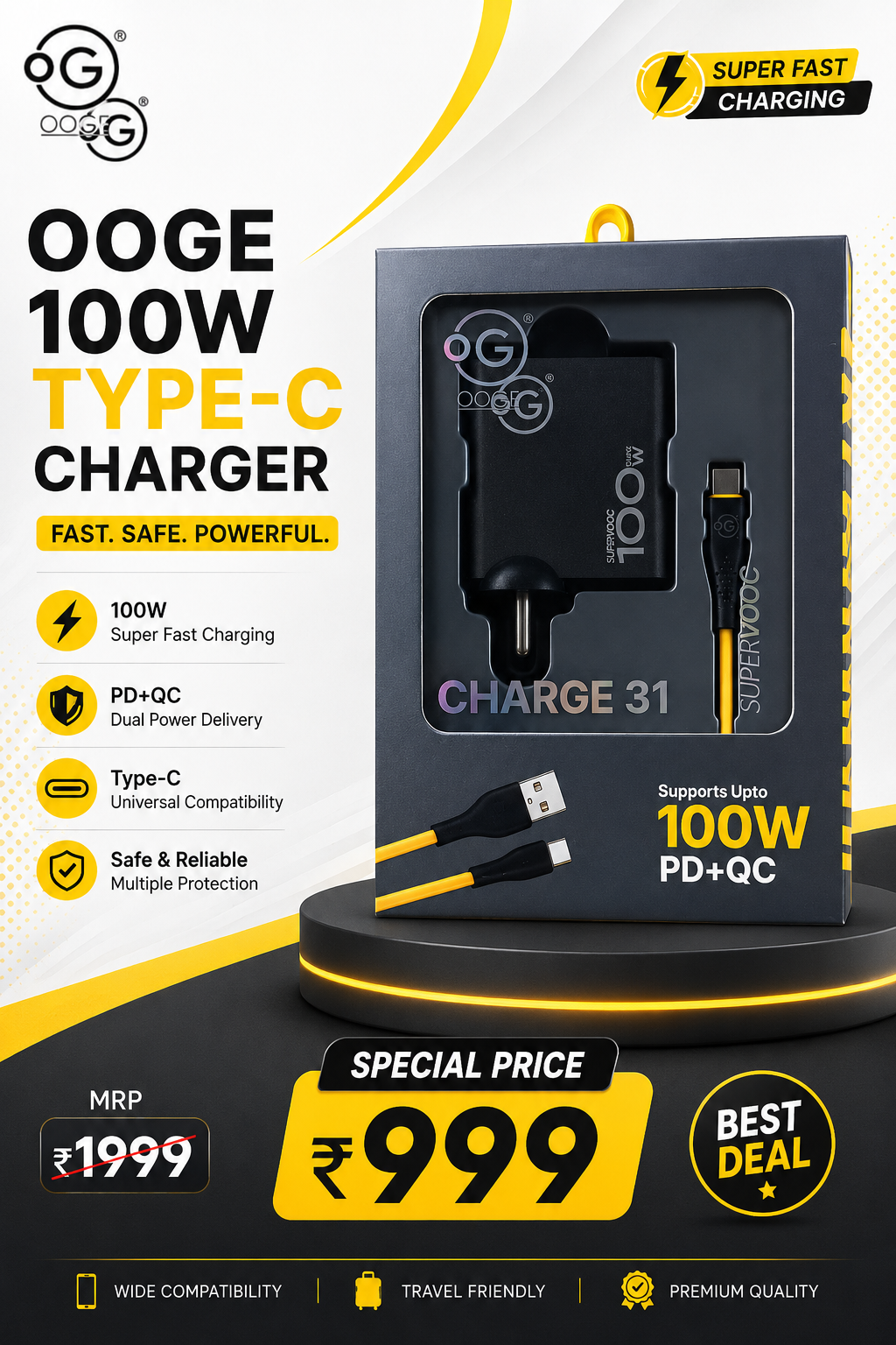 OOGE 100W TYPE-C