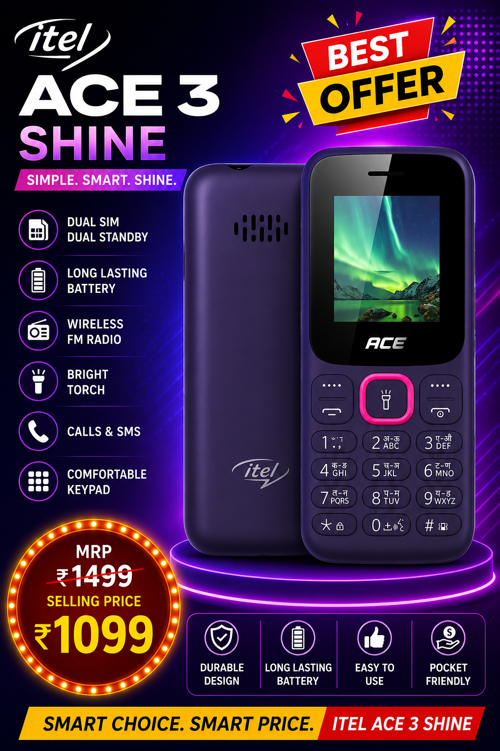 itel ace 3 shine