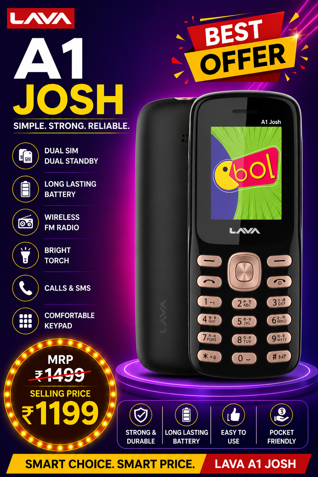 LAVA A1 JOSH