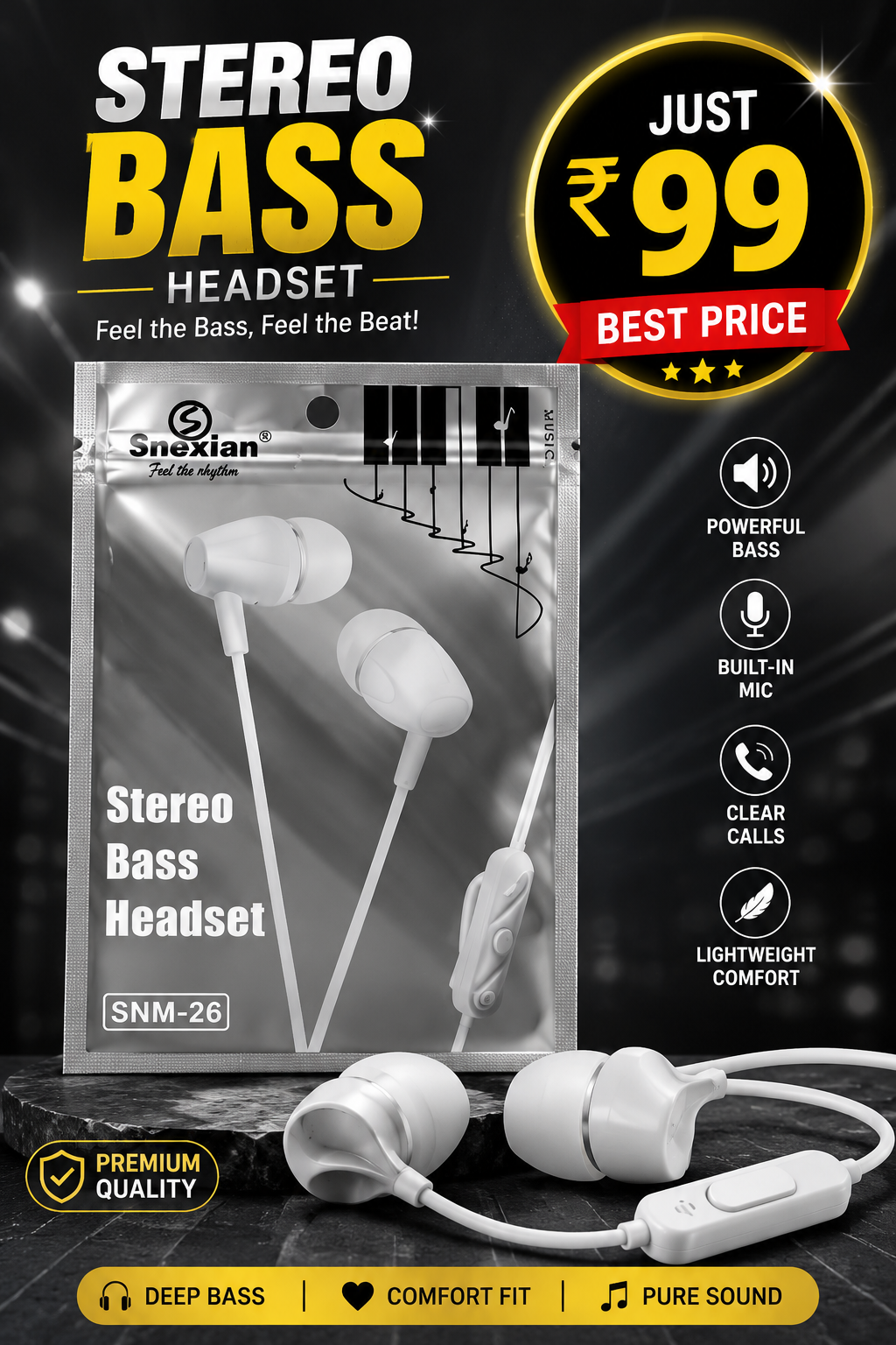 STEREO EARPHONE