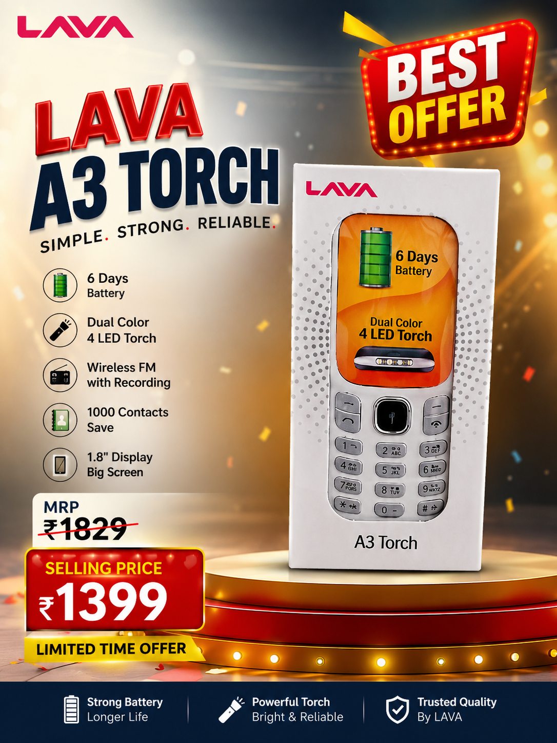 Lava A3 torch