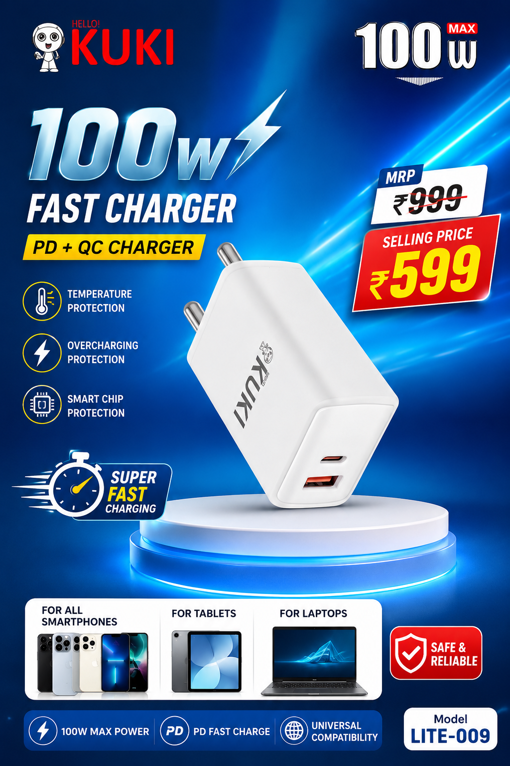 Kuki 100w Changer