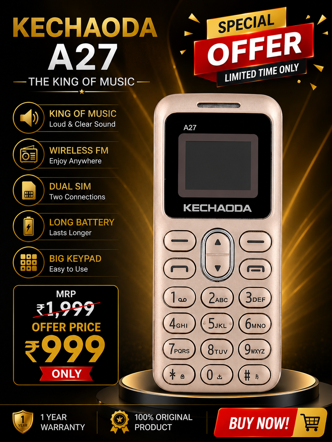 KECHAODA A27 MINI