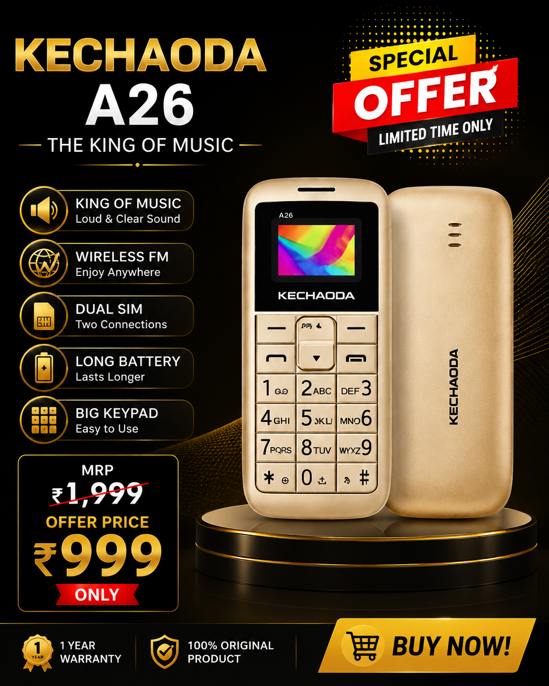 KECHAODA A26 MINI