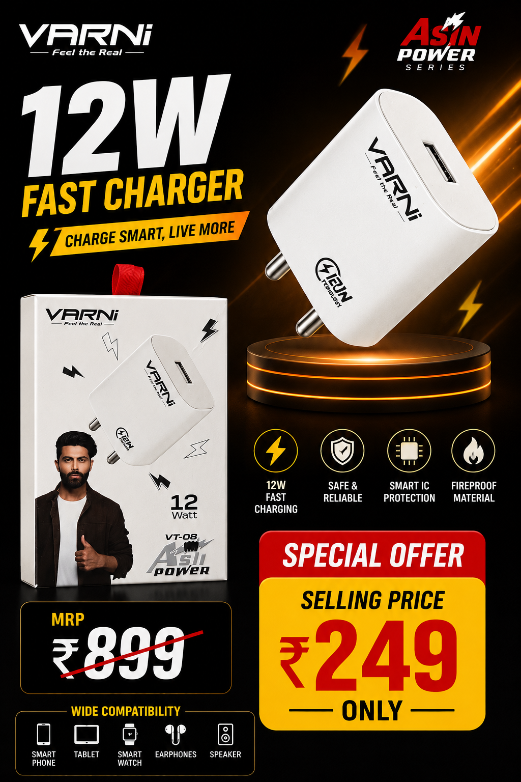 VARNI 15w Type-C charger