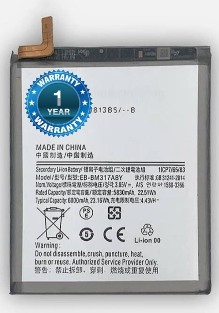 Samsung Galaxy M31s 6000mah