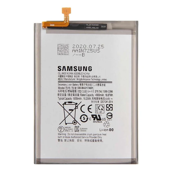 EB-BA217ABY 5000 mAh = Samsung A21s = Samsung A12 = Samsung A12 Nacho = Samsung A13 = Samsung A04s = Samsung A02 = Samsung M02