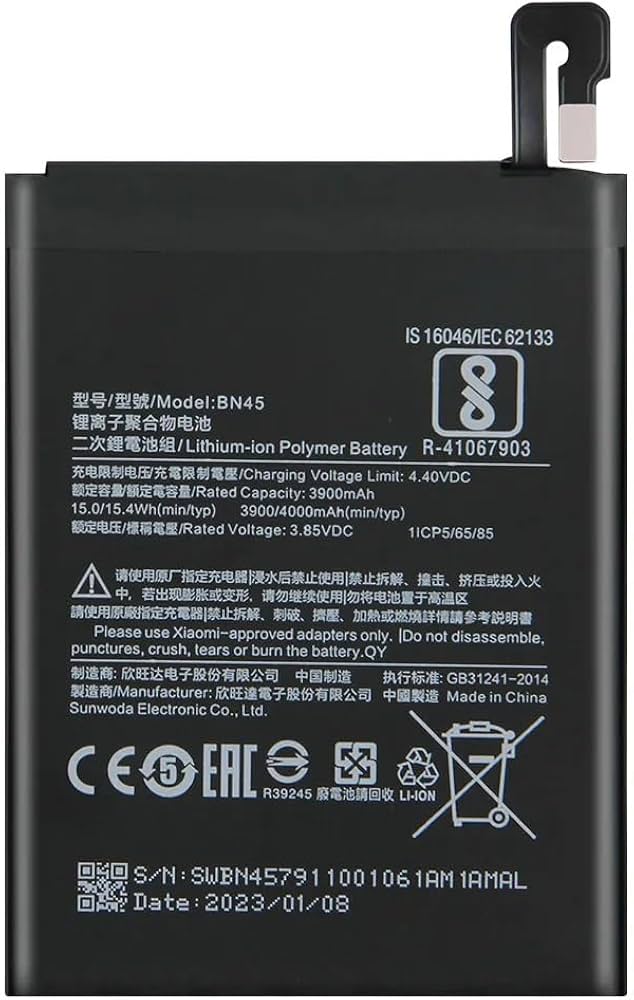 BN45=REDMI NOTE 5 PRO=REDMI NOTE 6 PRO