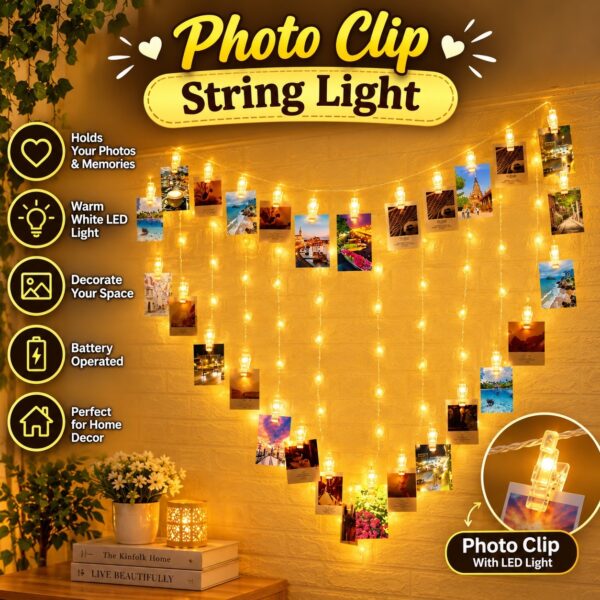Photo clip string lights