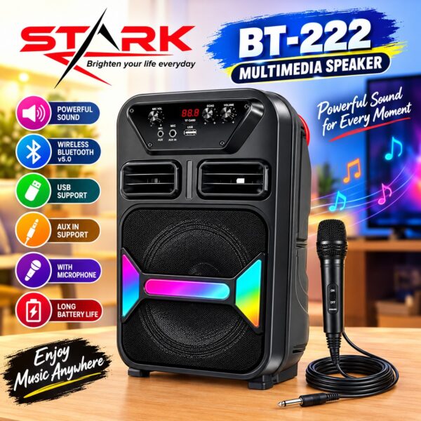 Bt-222 multimedia speaker