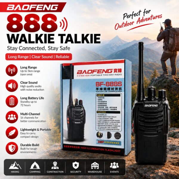 Baofeng 888 walkie talkie
