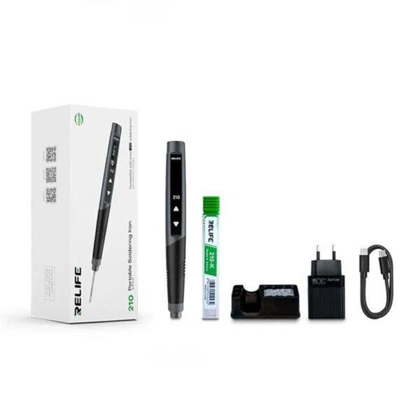 RELIFE RL-210 60W Portable Soldering Iron with OLED Display Fast Heating