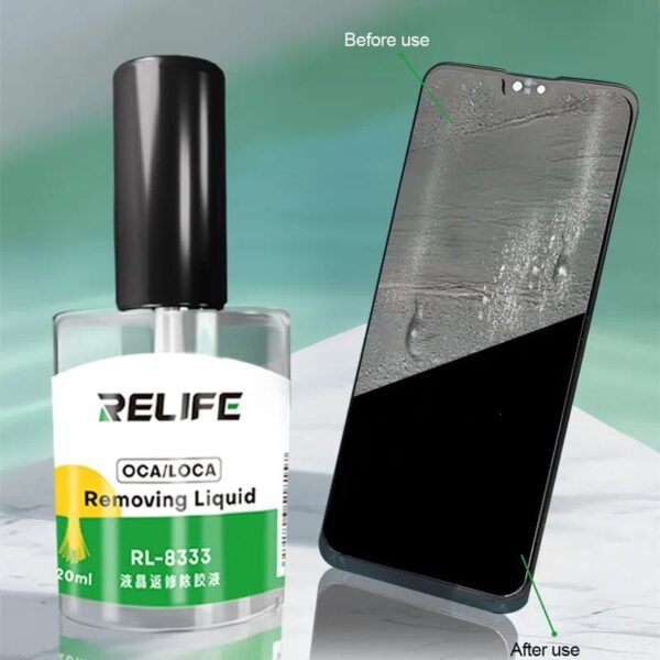 Relife RL-8333 20ML Oca Glue Remover Glass Bottle