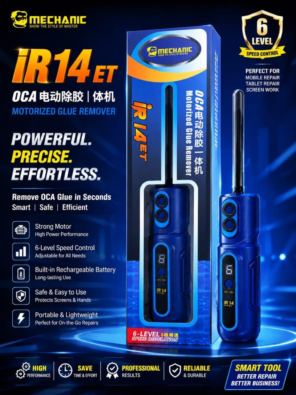 Mechanic IR14et Electronic Glue Remover
