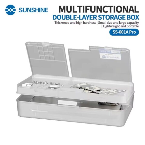 Sunshine SS-001A Pro Multi Function Mobile Phone Motherboard Double Layer Storage Box