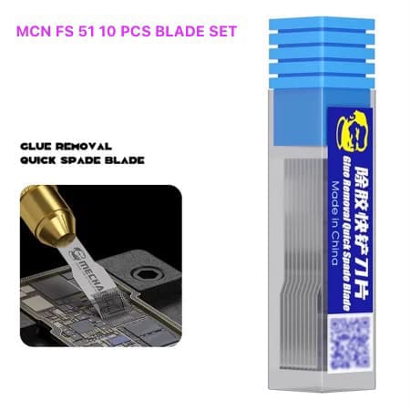 glue removal blade set