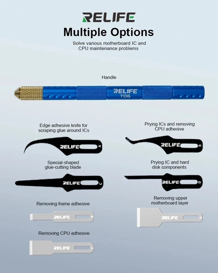 RELIFE TK5 8-in-1 Multifunctional Blade Set