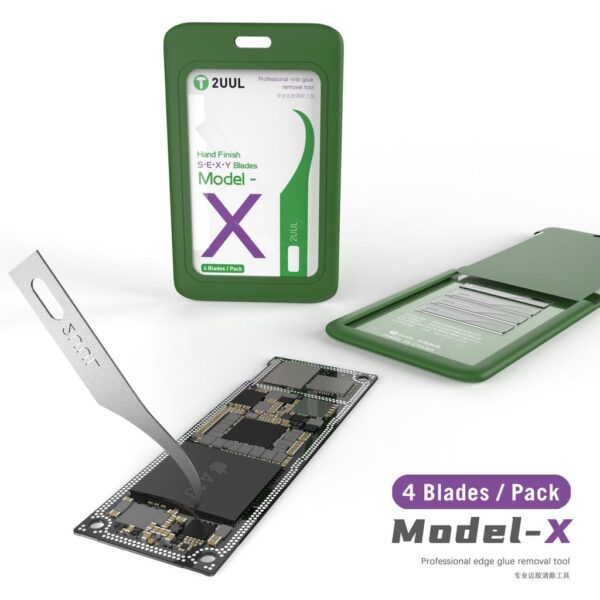 Hand Finish Blade Model - E ( Without Handle , 4 Blades Pack )