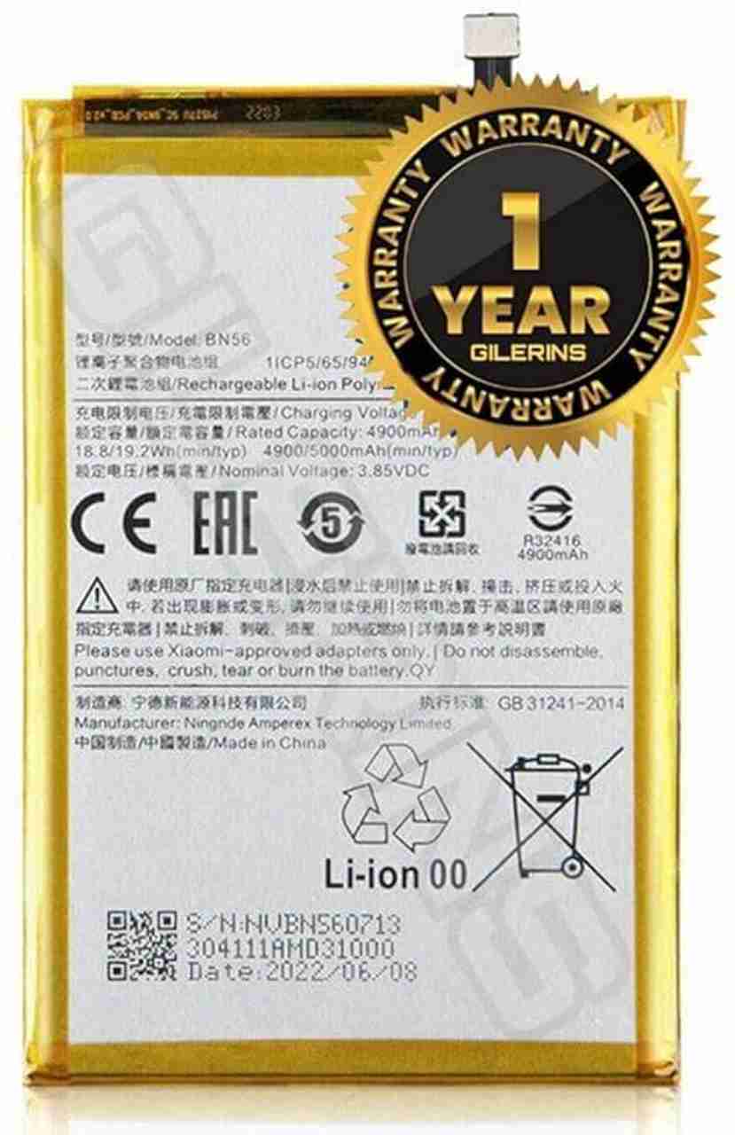 BN56/BN5F/BN5H=REDMI 9A=REDMI 9C=REDMI 9i=POCO C3=POCO C31=REDMI A1 PLUS=POCO M2=POCO M2 PRO