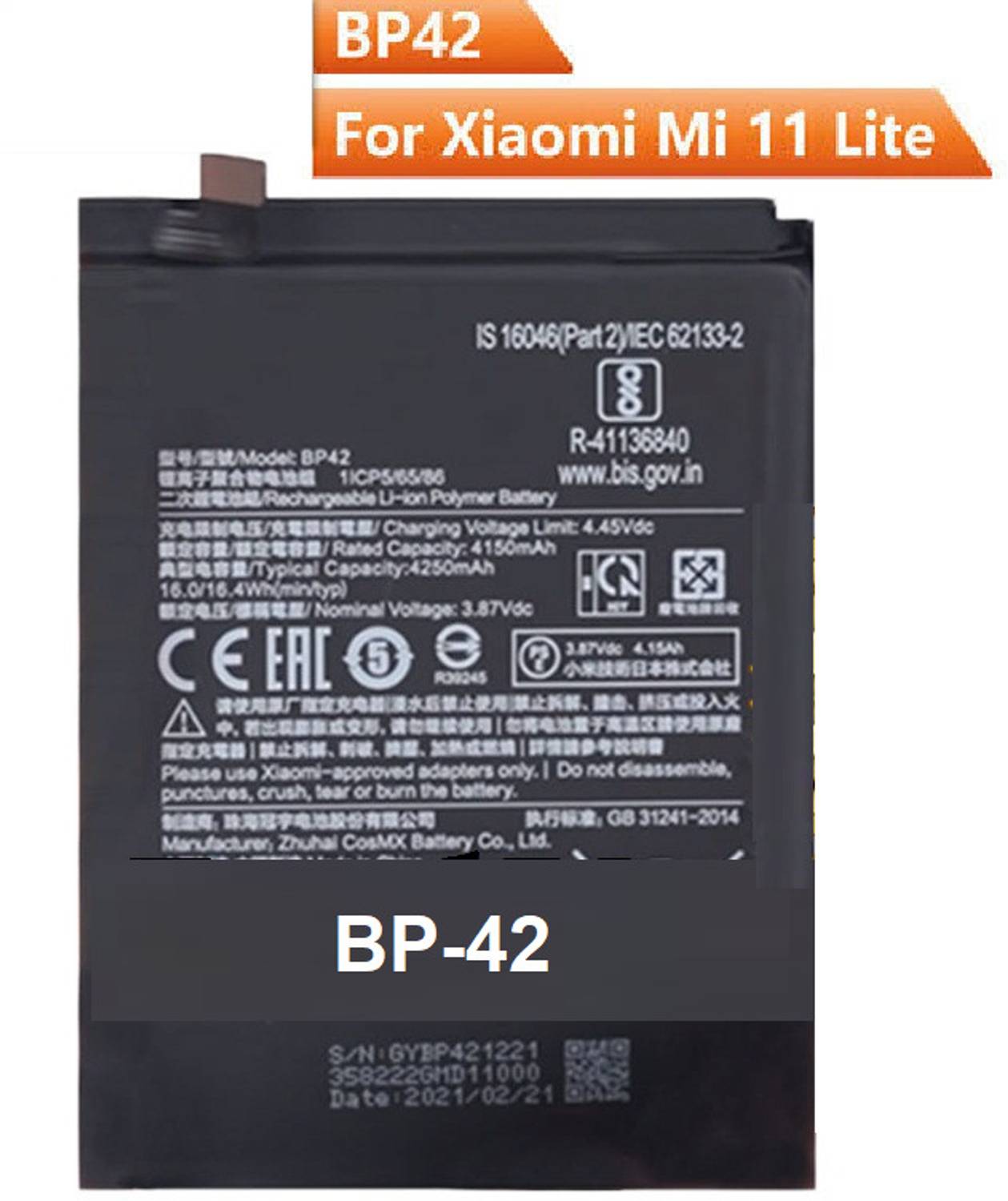 BP42=MI 11 LITE